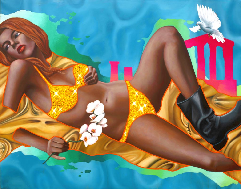 APHRODITE, oil on canvas, 195cm x 250cm