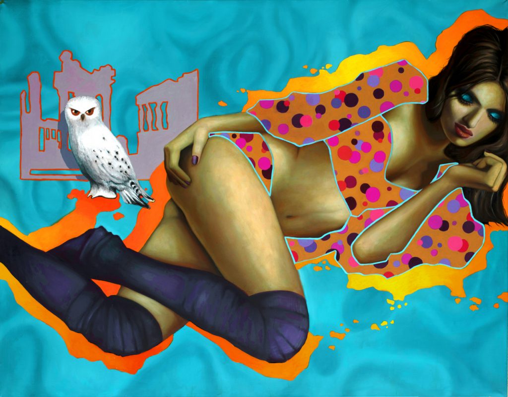 PALLAS ATHENA, oil on canvas, 195cm x 250cm