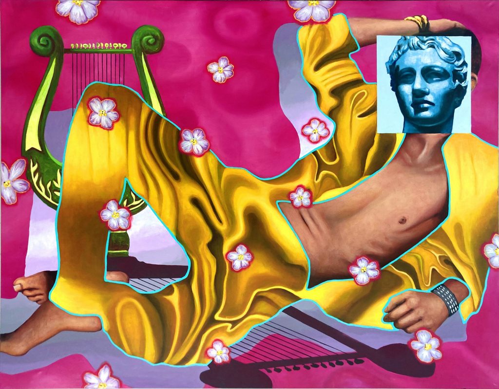 APOLLON, oil on canvas, 195cm x 250cm