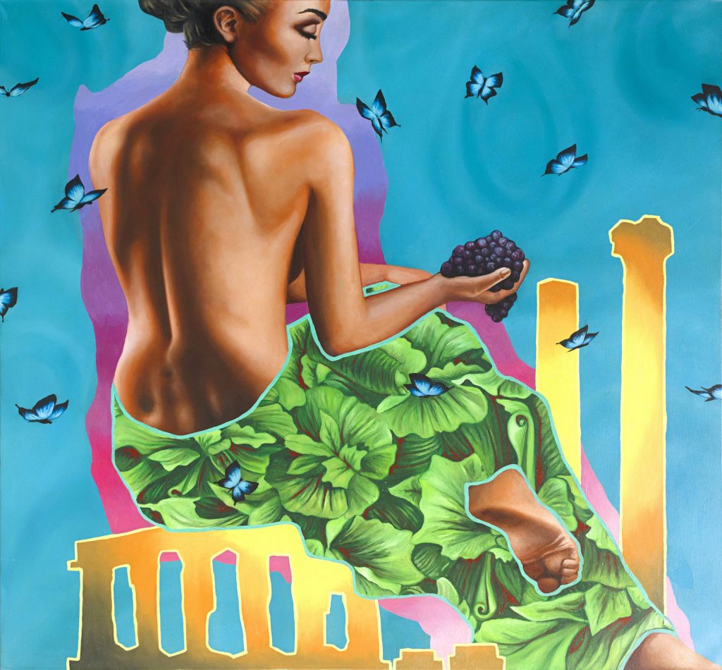 DEMETER, oil on canvas,195cm x 210cm