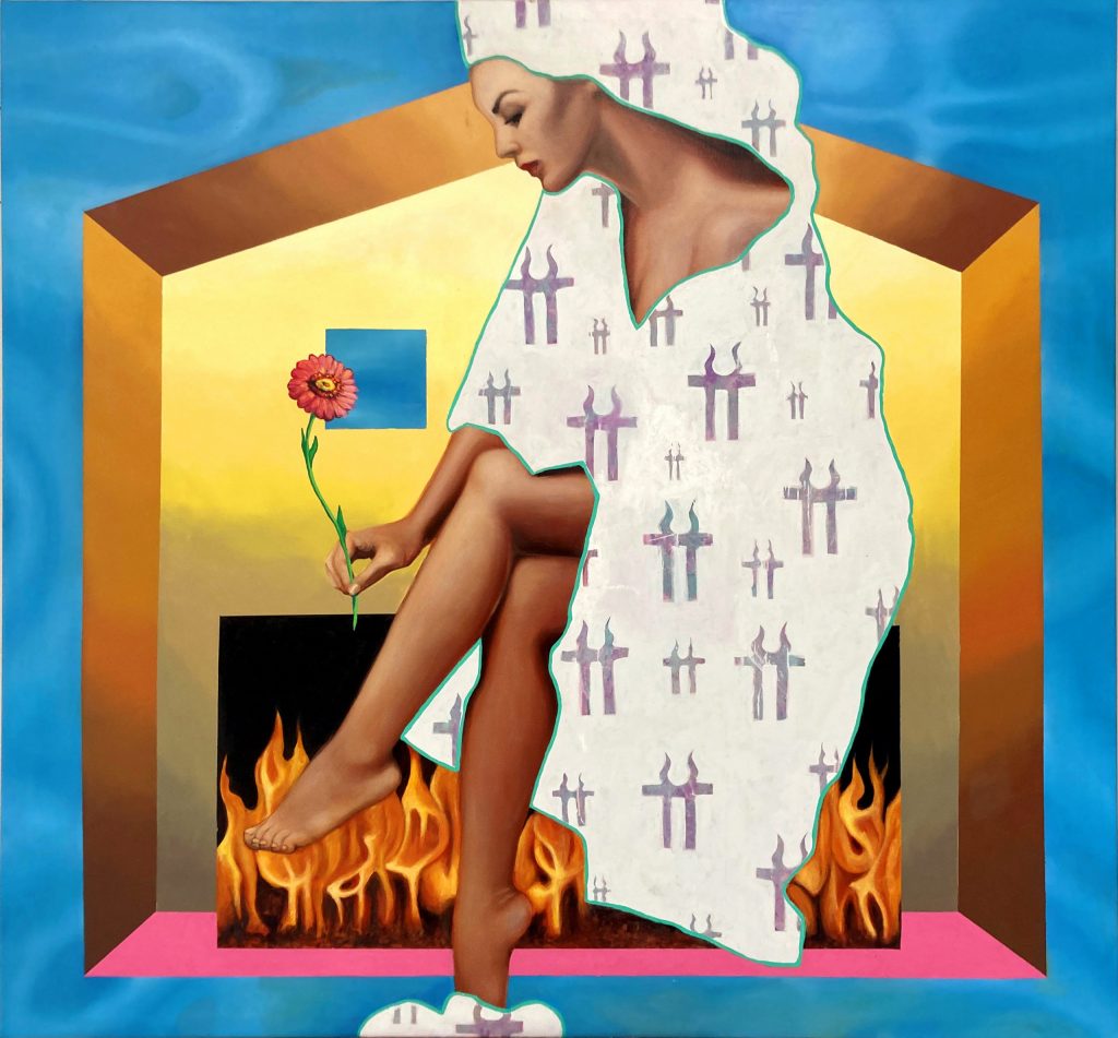 HESTIA, oil on canvas,195cm x 210cm